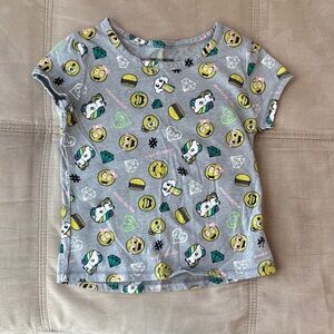 Kid’s Skechers Active Emoji Print Short Sleeve Tee Size 2T